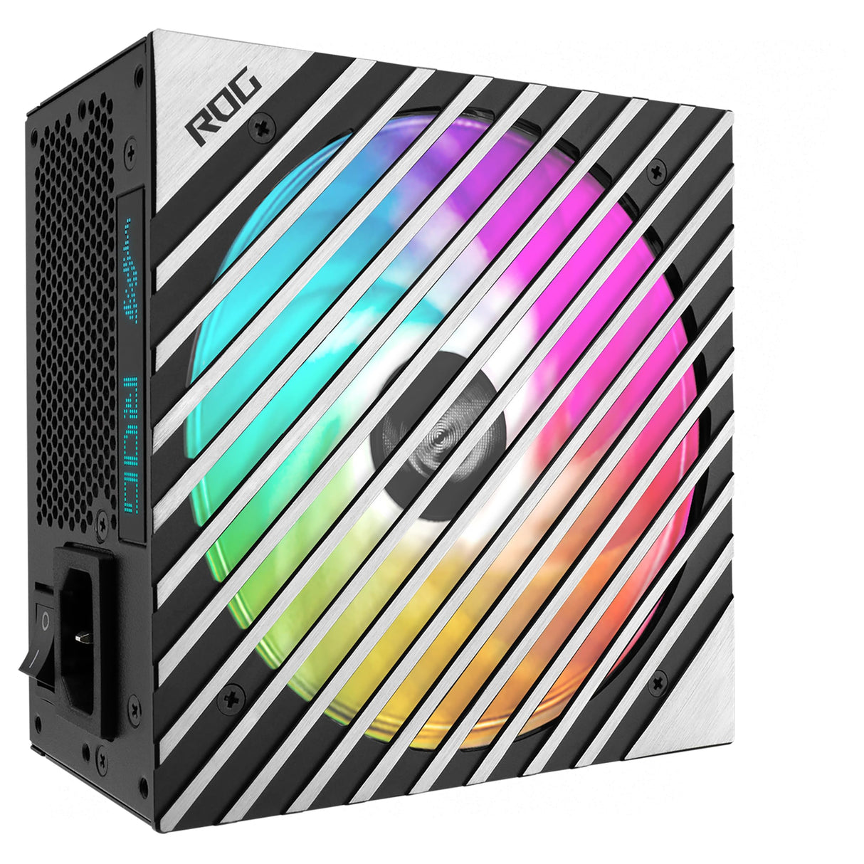 ASUS ROG Loki SFX-L 1200W Titanium - Fuente de alimentación Totalmente Modular, 80+ Titanium, Ventilador ARGB PWM de 120 mm, Aura Sync, Compatible con ATX 3.0, Compatible con PCIe 5.0