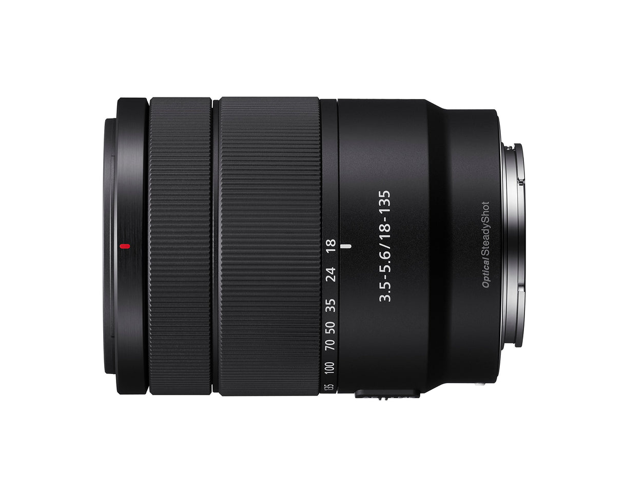 Sony ILCE6400AMB.CEC Alpha 6400 Cámara Evil APS-C con Objetivo Zoom 18-135mm f/3.5-5.6, Enfoque automático rápido 0.02s, 24.2 Megapíxeles, grabación de vídeos en 4K y Pantalla inclinable para Vlogging