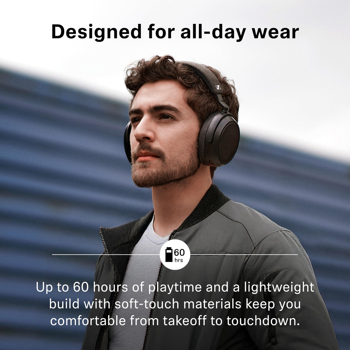 Sennheiser MOMENTUM 4 - Auriculares inalámbricos edición especial, Bluetooth para llamadas nítidas con cancelación de ruido adaptativa, duración de la batería de 60 horas, sonido personalizable, negro