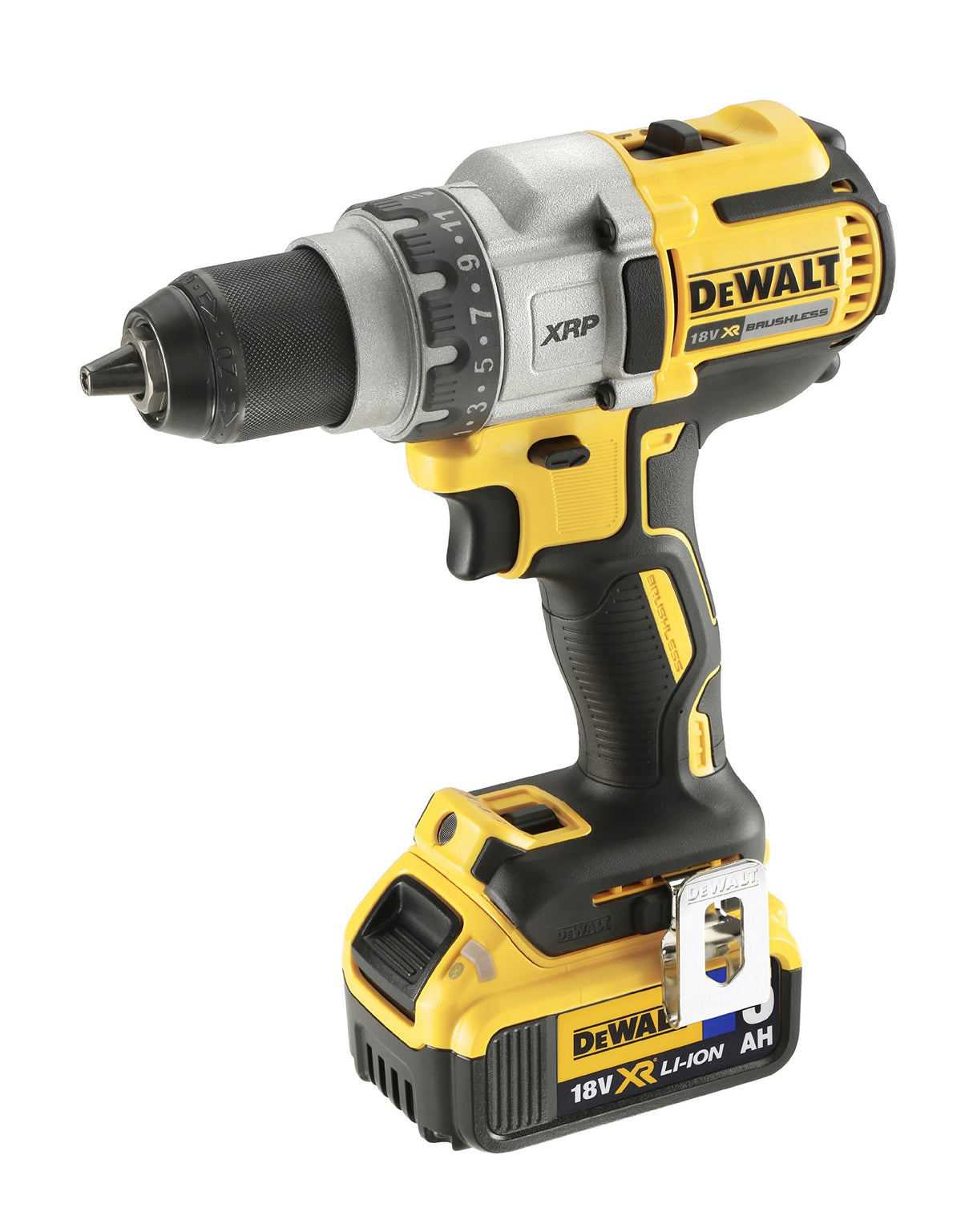 Dewalt Taladradora (Bl) 18 V/5 Ah, 1 Pieza, Amarillo/Negro/Plata, DCD991P2-QW