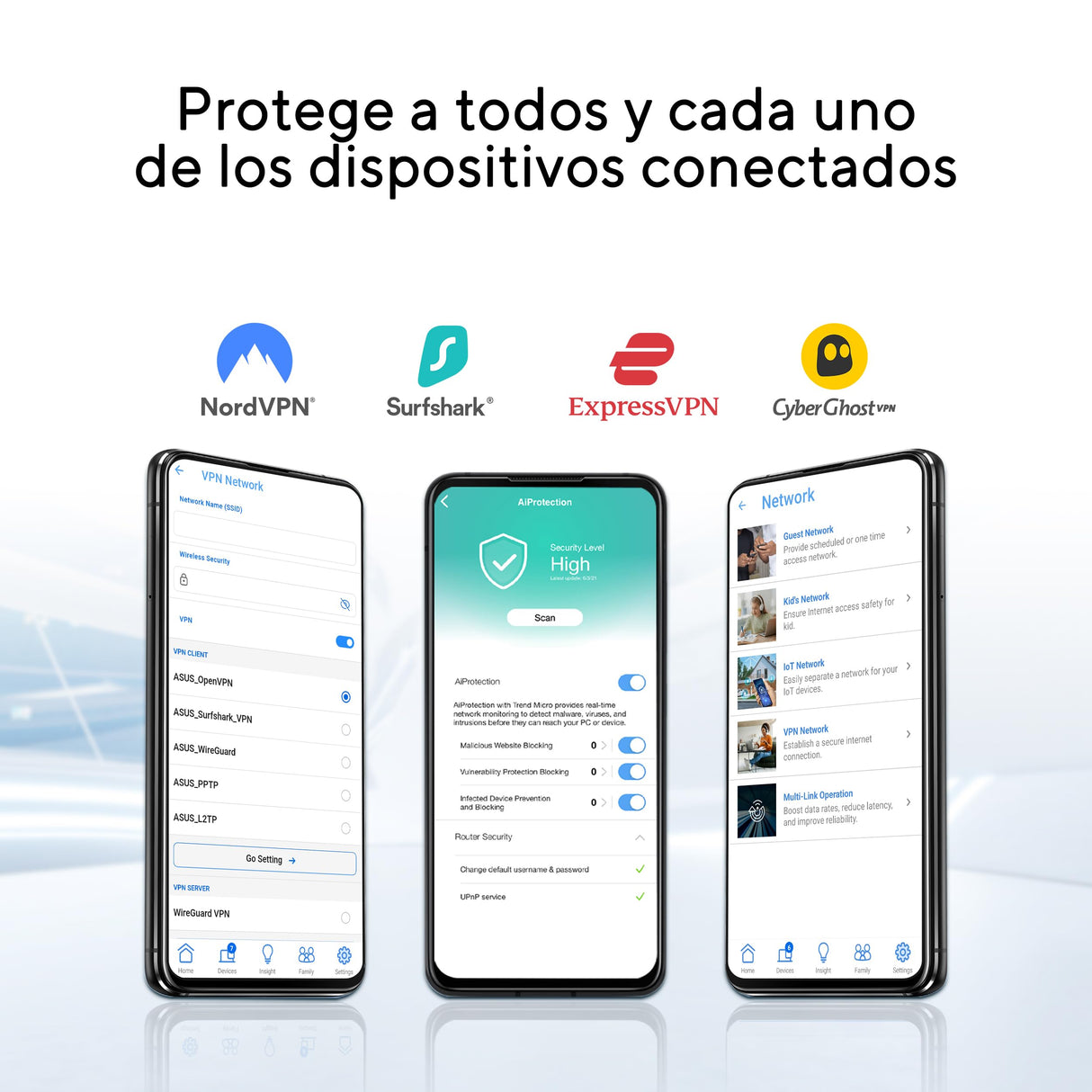 ASUS RT-BE92U - Router WiFi 7 tribanda BE9700, Compatible con 320 MHz y 4096-QAM, Funcionamiento multienlace (MLO), detección AI WAN, AiMesh, Seguridad de Red y Funciones VPN, Smart Home Master