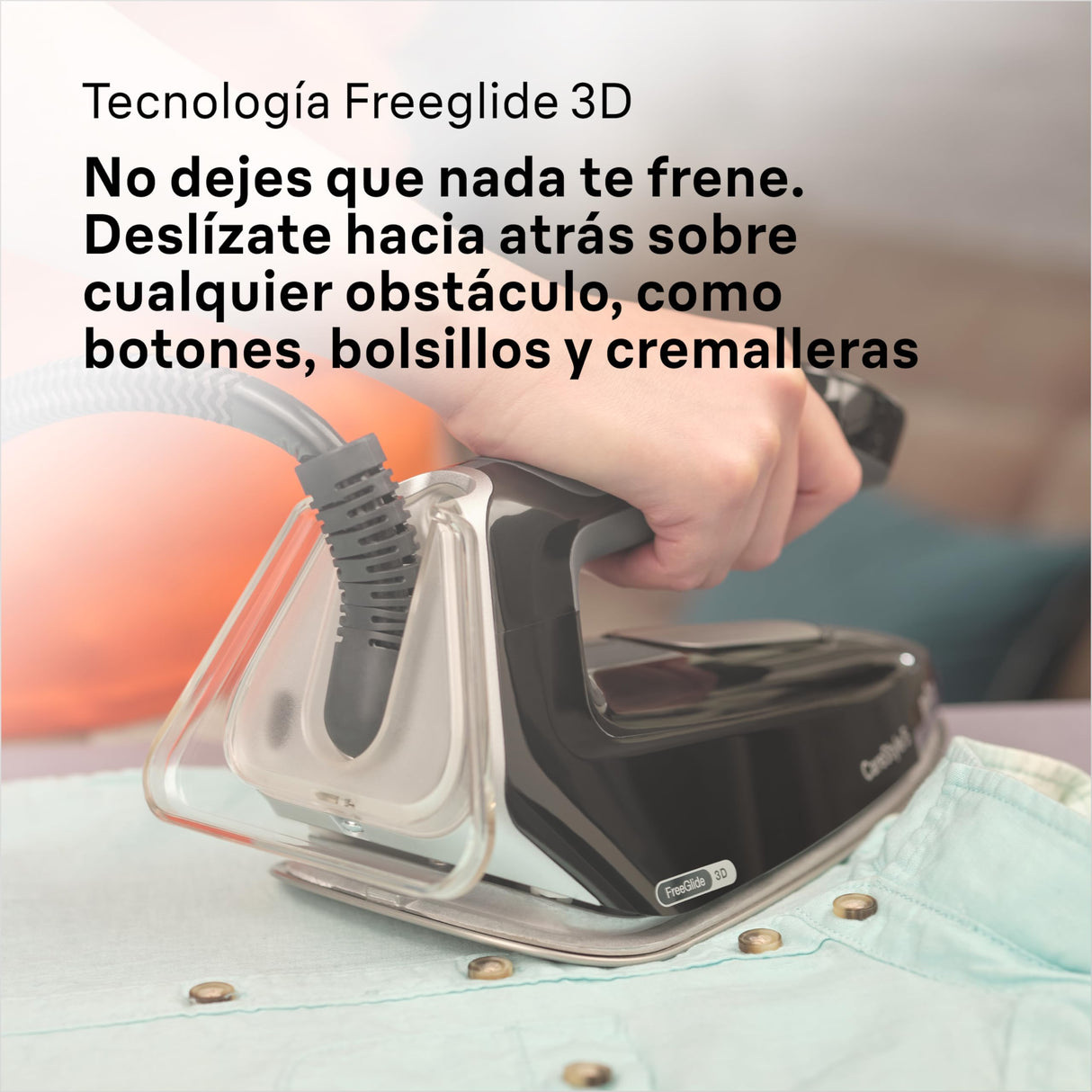 Braun CareStyle 5 IS5249BK, Plancha de Vapor con Tecnología FreeGlide 3D, 150 g/min de Vapor, Calentamiento Rápido, iCareMode, Planchado Vertical, Anti Goteo, Tanque Agua Desmontable 2L, 2400W, Negro