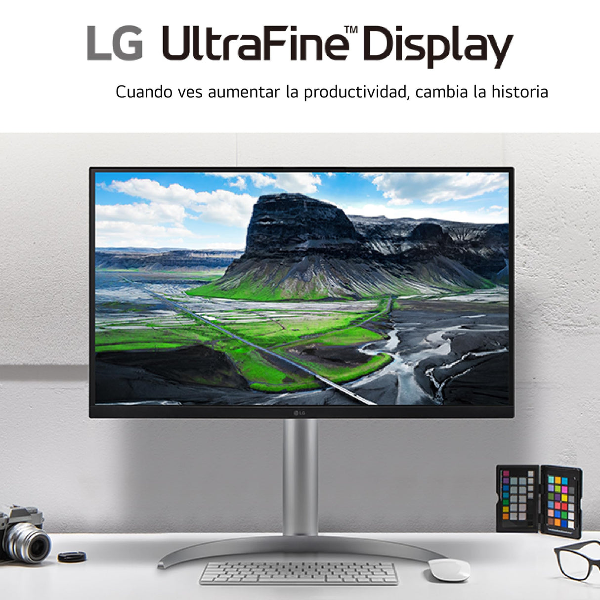 LG 27UQ850V-W - Monitor Ultrafine, 27 Pulgadas, 16:9, 3840x2160, HDMIx1, AMD FreeSync, Clasificación F, USB-C, 5 ms Nano IPS, Blanco