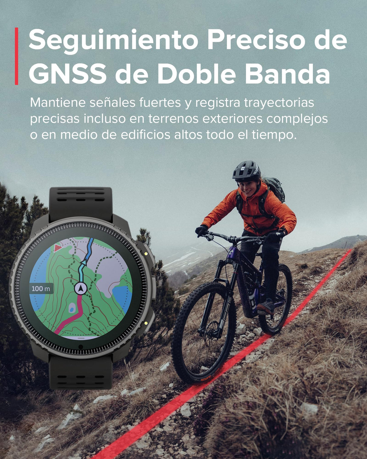 SUUNTO Vertical Reloj Deportivo - Smartwatch GPS, GPS de Doble Frecuencia, Mapas sin Conexión Gratuitos, Autonomía de hasta 50 Días, Carcasa Resistente Militarmente, Resistente al Agua hasta 100m