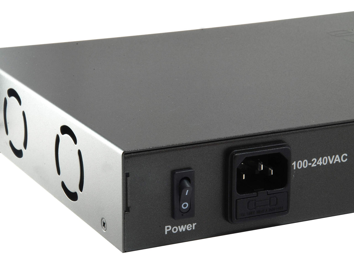 LevelOne Conmutador 24x FE FGP-2601 2xGE 380 W