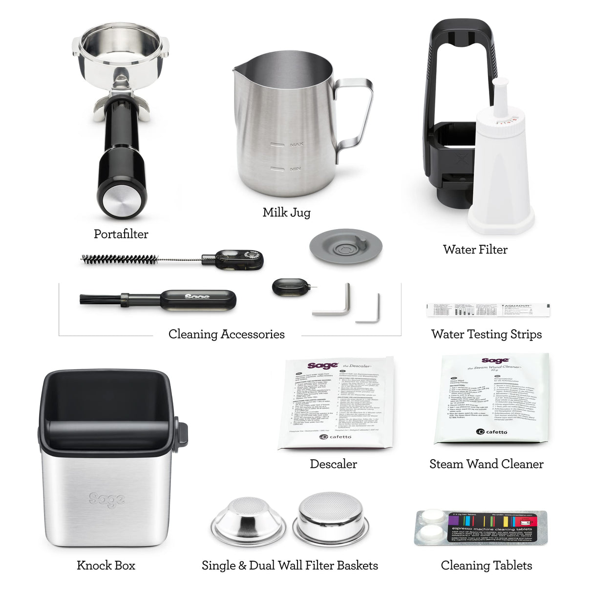 Sage Oracle - Cafetera Profesional con Espumador de Leche Automático, Trufa Negra