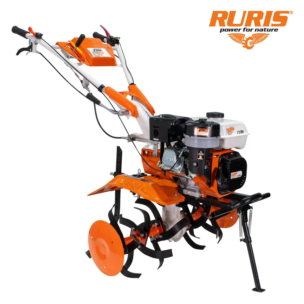 RURIS – Motobloque Profesional 731FR – Motor General Engine de 8,5 CV – Ancho de Trabajo de 560 – 830 mm – Superficie tratada de hasta 1000 m²/h