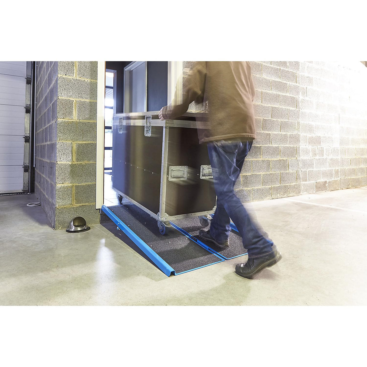 Mottez a380 C10 rampa de acceso, negro/azul, 1.06 M