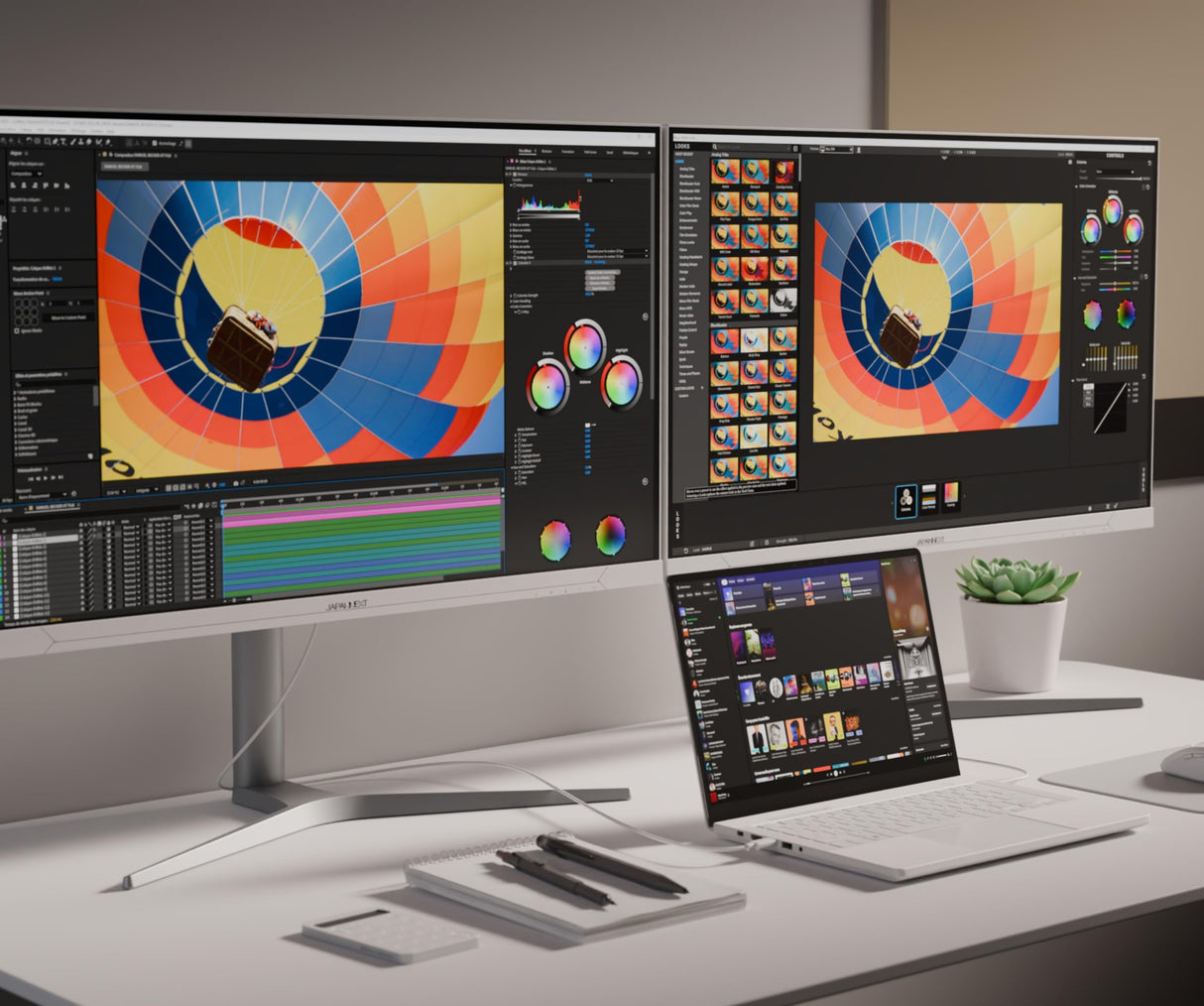 JapanNext Monitor 32" IPS 6K (6016x3384) Blanco