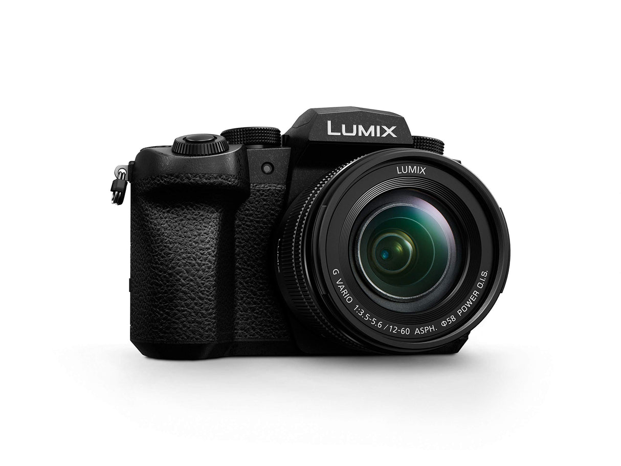 Panasonic Lumix G90M - Cámara EVIL de 20.3 MP (pantalla de 3.2”, Visor OLED, Estabilizador Dual 5 ejes, 4K, VLogL, Wi-Fi, Live Composite) - kit con objetivo Lumix Vario 12-60mm/F3.5-F5.6
