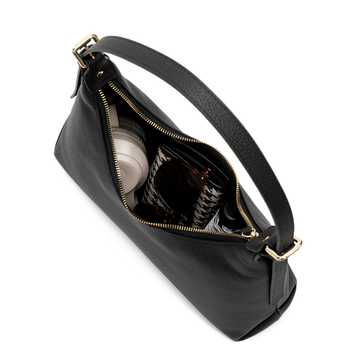 Carlheim, Gotland Genuine Leather collection, Vera Genuine Leather Handbag (Black)