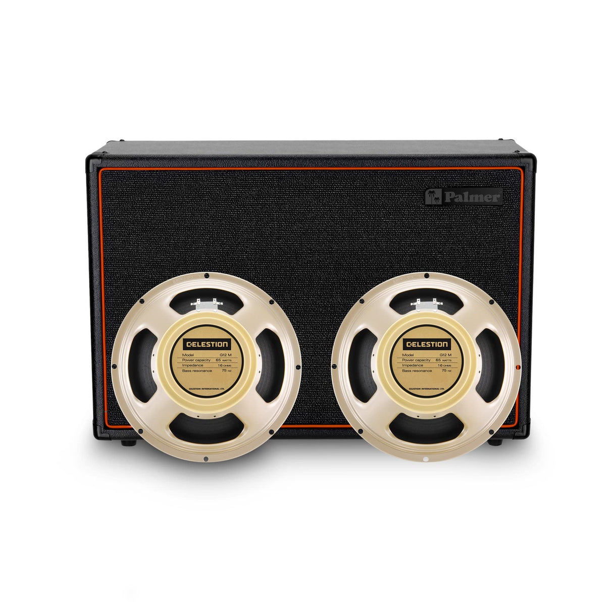 Palmer CAB 212 BX CRM - Caja de altavoces para guitarra (2 x 12 pulgadas, parte trasera abierta)