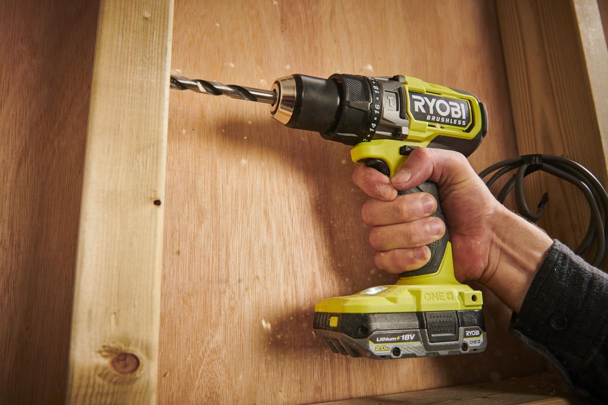 Ryobi RPD18BL2-0 18V ONE+ - Taladro combinado inalámbrico sin escobillas (herramienta desnuda)