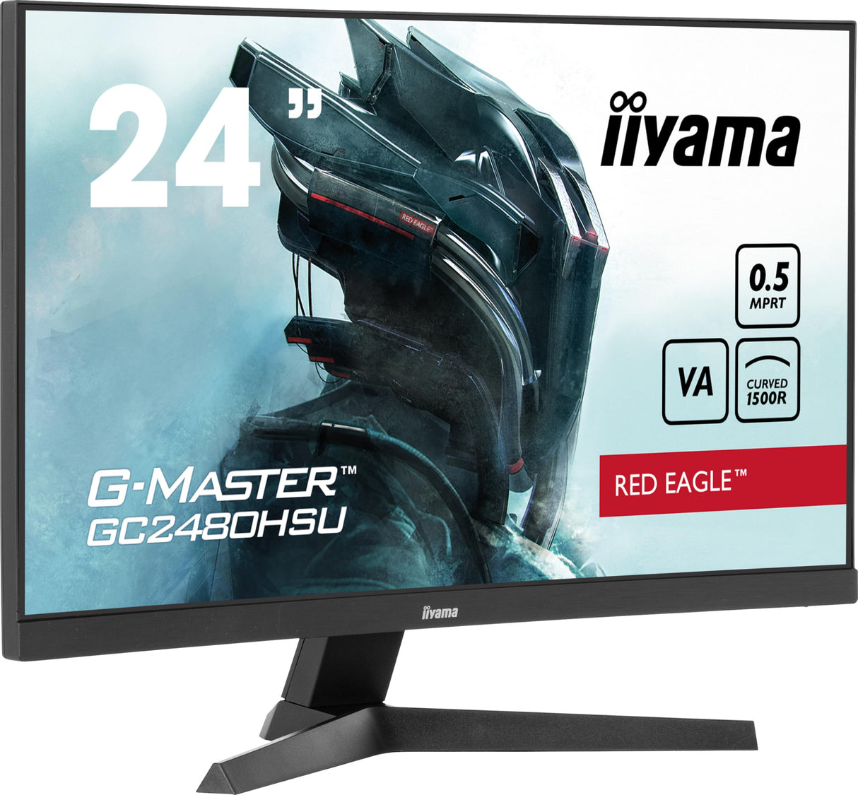 iiyama Monitor GC2480HSU-B1-23.6",VA,1920x1080/180Hz, 2H1DP