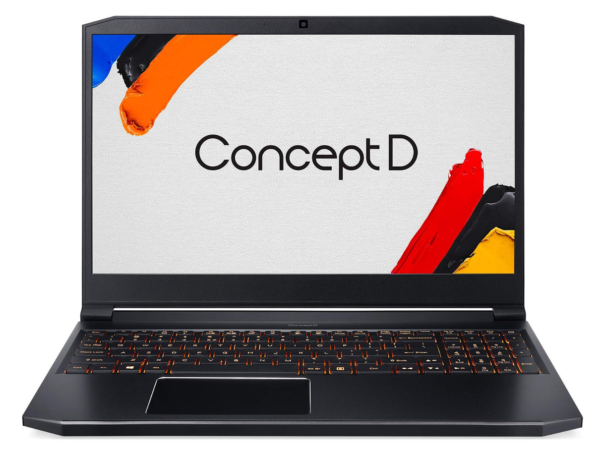 Acer ConceptD 5 Pro Ordenador Portátil (15.6" UHD Acer ComfyView 4K LED LCD, Intel® Core™ i7-9750H, 16GB, 1024GB SSD, NVIDIA® Quadro™ T1000, Negro, Windows 10 Pro) Qwerty Español