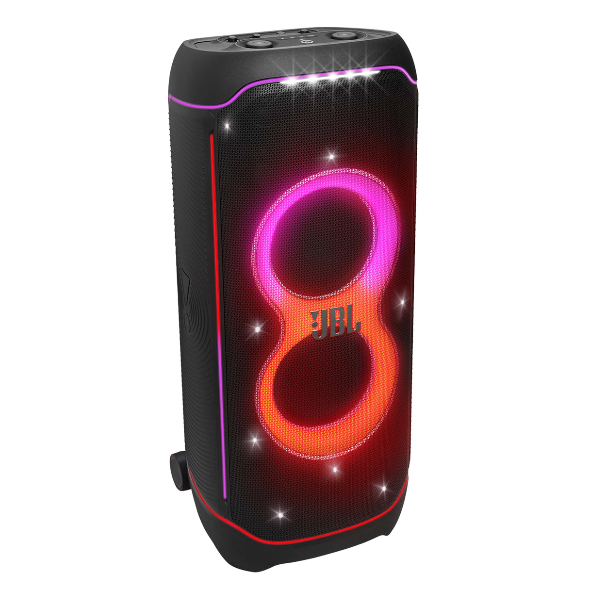 JBL PartyBox Ultimate, Altavoz portátil para Fiestas con Sonido Original Pro, a Prueba de Salpicaduras según IPX4, Efectos Luminosos multidimensionales, Negro