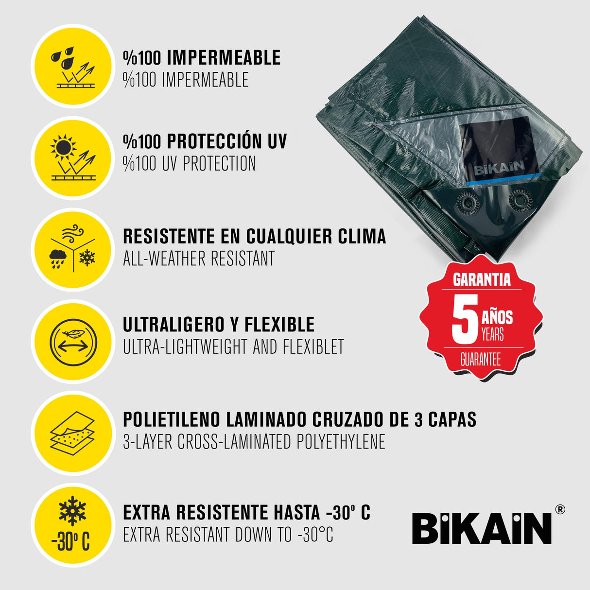 LONA PROTECTOR UNIV.150 GSM-8X12 BI046FU