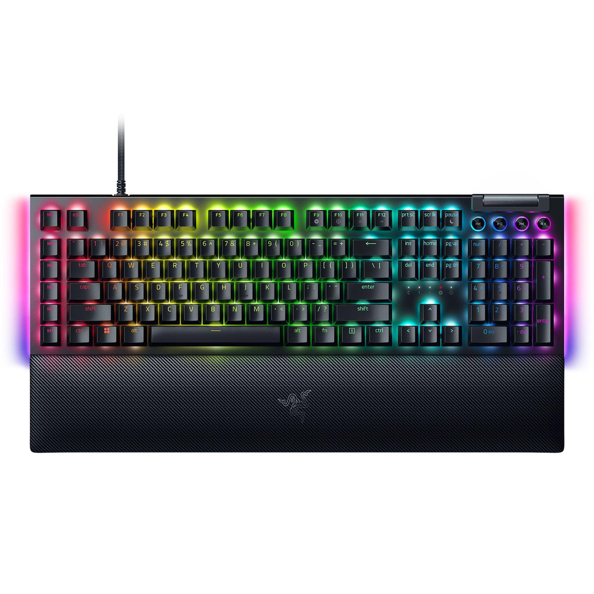 Razer BlackWidow V4 - Teclado mecánico gaming con Chroma RGB (Switches mecánicos verdes , 6 teclas macro dedicadas, ABS de doble inyección) US-Layout | Negro