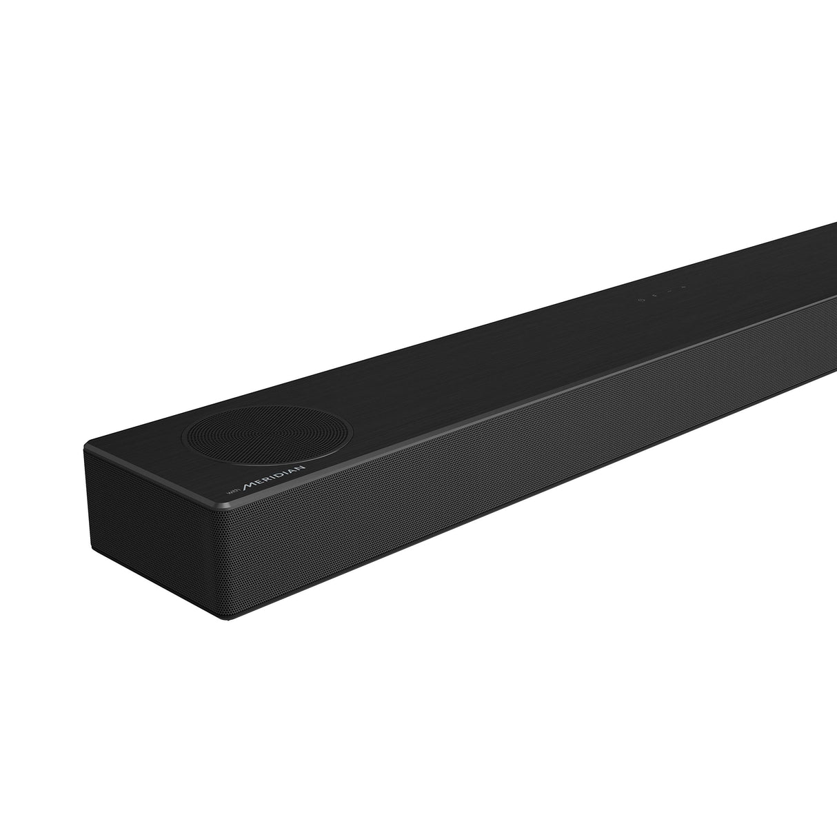 LG SN7CY - Barra de sonido Hi-Res con Dolby Atmos (24 bits/192 kHz, 160 W de potencia, sistema 3.0.2, subwoofer integrado, 4 KPass Through y Bluetooth con tecnología Meridian)