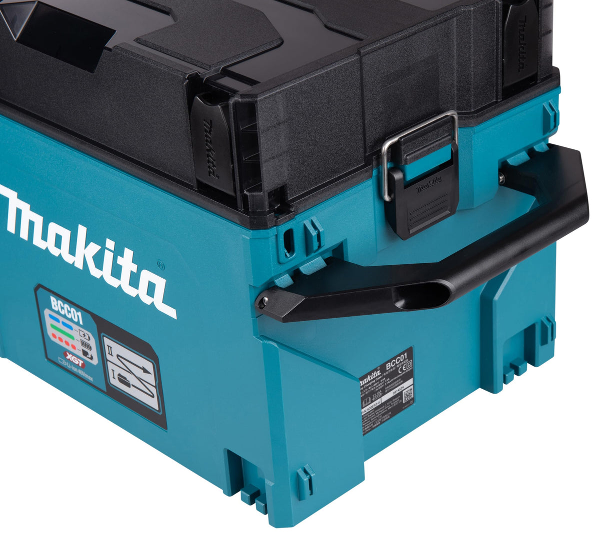 Makita XGT 1914U3-7 BCC01 - Maletín de Carga para batería (40 V, máx. 8 Ranuras), Color Negro
