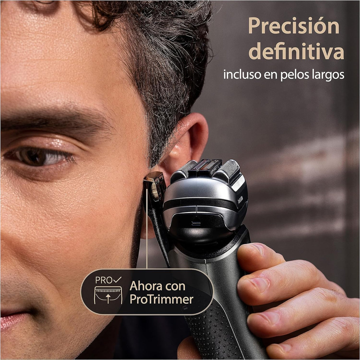 Braun Series 9 Pro+ Afeitadora Eléctrica Hombre, Máquina de Afeitar Barba y Centro De Limpieza SmartCare, PowerCase, En Seco Y En Mojado, 9577cc, Plata