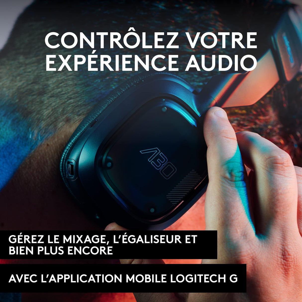ASTRO Gaming Logitech G A30 LIGHTSPEED Auriculares inalámbricos para Bluetooth, Dolby Atmos, mic desmontable, batería 27h, carga USBC, para PS5, PS4, Xbox, NSW, PC, Android - Azul