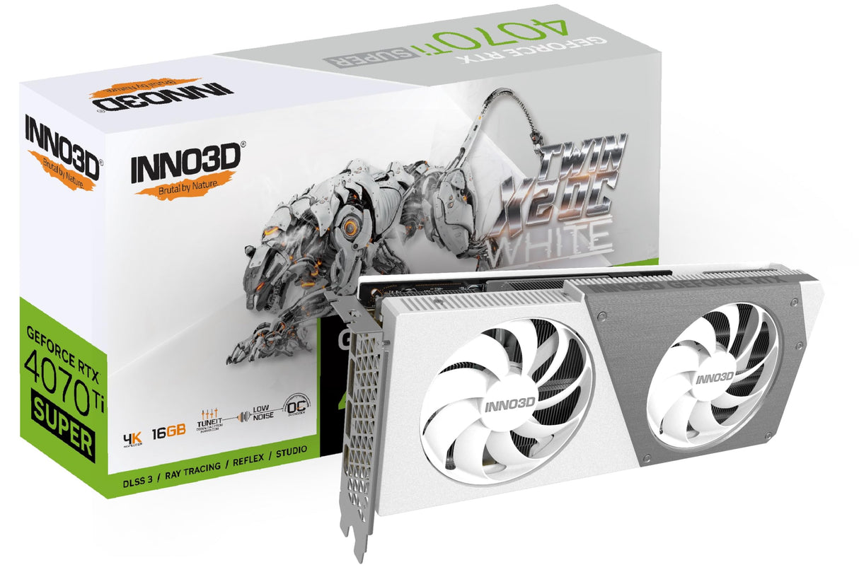 Inno3D GEFORCE RTX 4070 Ti SUPER TWIN X2 OC WHITE NVIDIA 16 Go GDDR6X