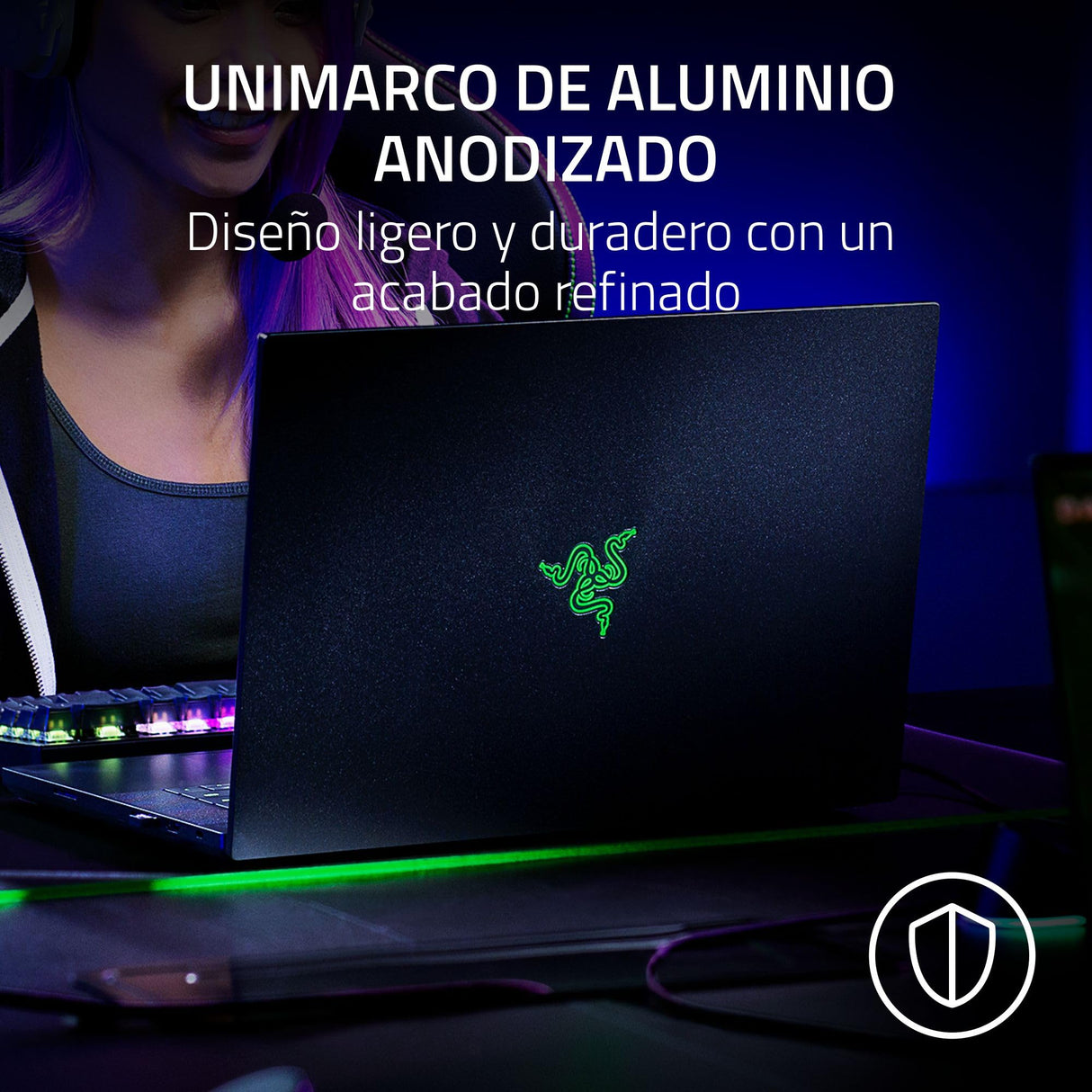 Razer Blade 16 (2024) - Portátil Gaming de 16 Pulgadas Mini-LED Modo dua - Nvidia Geforce RTX4070 - Intel i9-14900HX - 16" UHD+ 120Hz & FHD+ 240Hz - Snap Tap (16 GB DDR5, 2TB SSD) Español | Negro