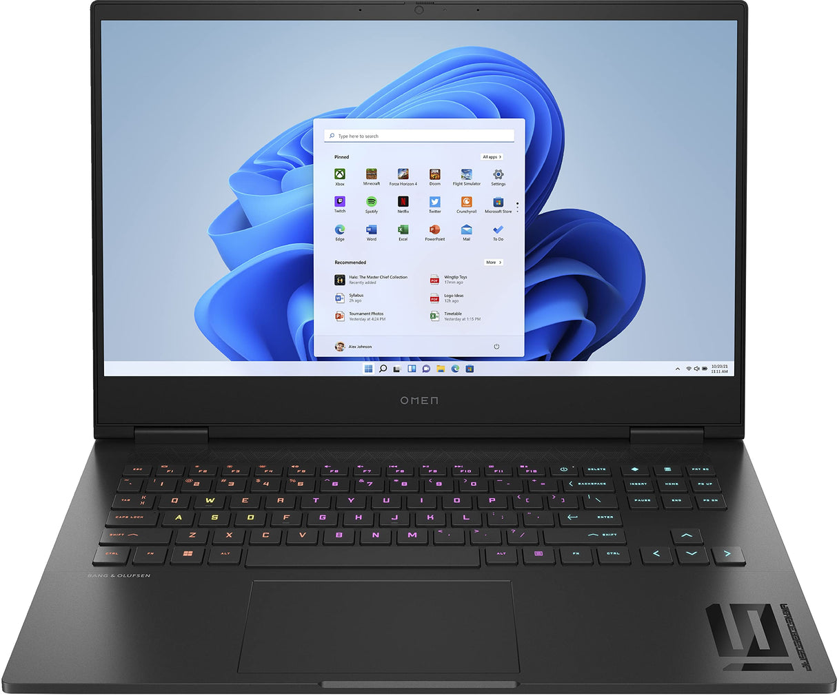 HP Omen 16-xf 16,1" FHD IPS 165 Hz, Ryzen 7-7840HS, 16 GB de RAM, 512 GB SSD, RTX 4070, Windows 11