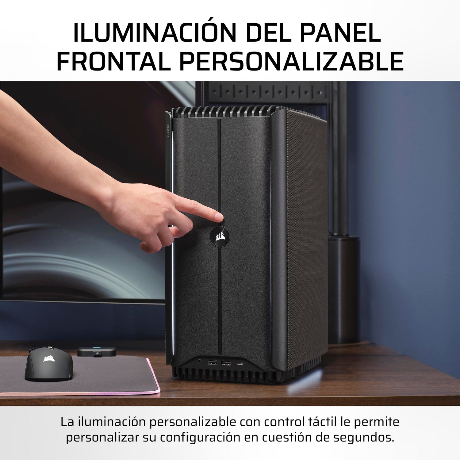 Corsair One i500 Gaming PC – CPU Intel Core i7-14700 con Refrigeración Líquida – GPU NVIDIA RTX 4070 Super con Refrigeración Líquida – Memoria Vengeance DDR5 32GB – 1TB SSD M.2 – Metal Oscuro