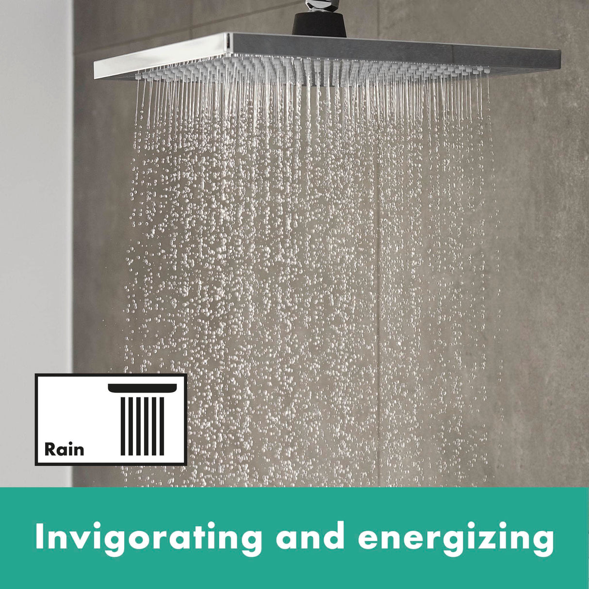 hansgrohe Crometta E - set de ducha empotrado, cabezal de ducha rectangular (240mm) con mezlador monomando de bañera, set básico, ducha de mano, toma de agua, soporte et flexo de ducha, cromo