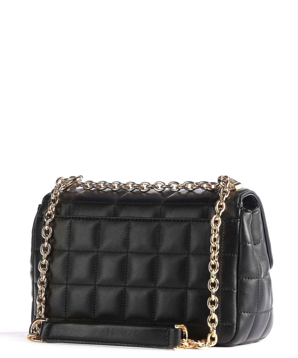 Michael Kors LG Chain Shldr, Bolsa de Hombro Women's, Black, One Size
