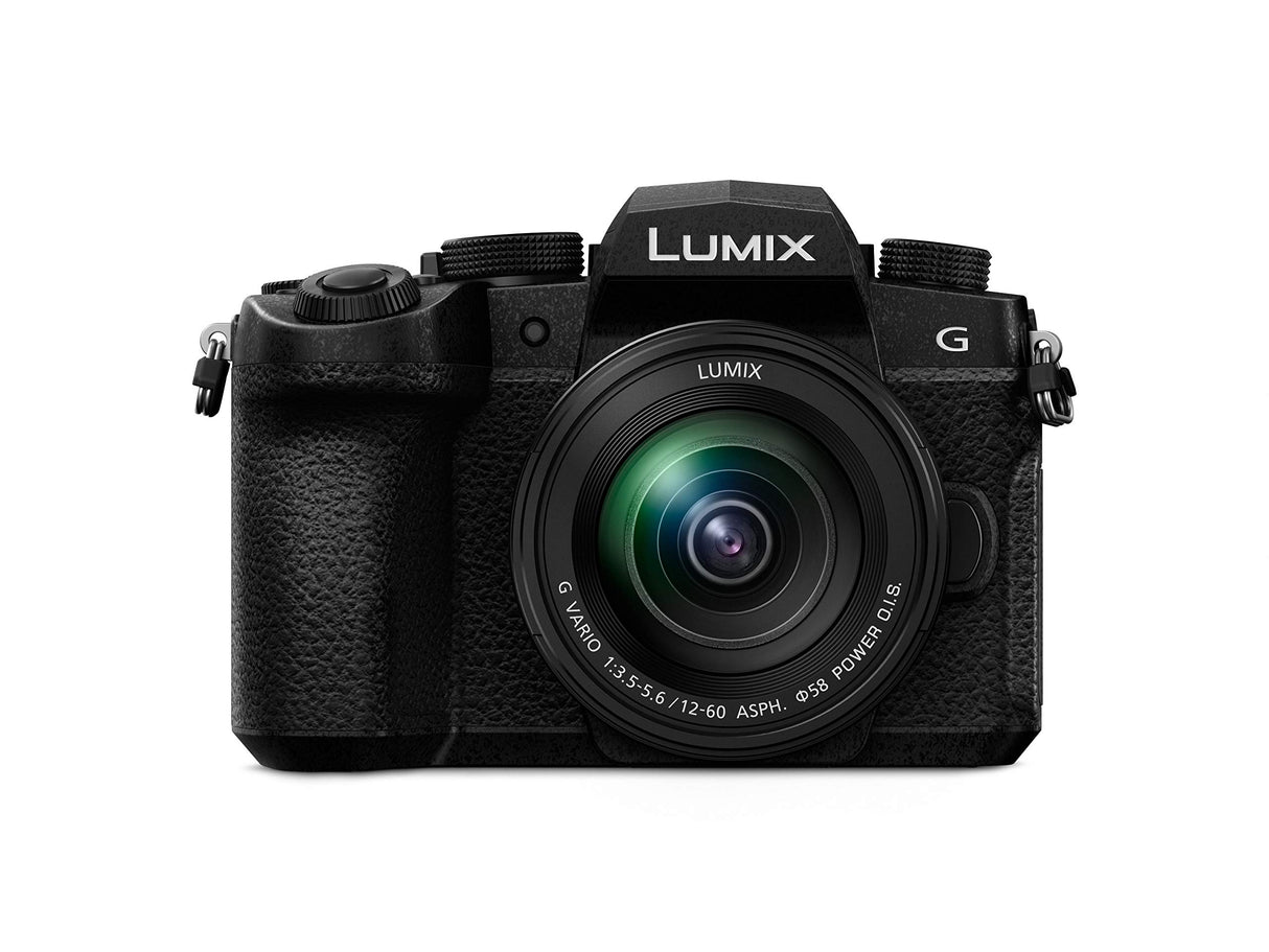 Panasonic Lumix G90M - Cámara EVIL de 20.3 MP (pantalla de 3.2”, Visor OLED, Estabilizador Dual 5 ejes, 4K, VLogL, Wi-Fi, Live Composite) - kit con objetivo Lumix Vario 12-60mm/F3.5-F5.6
