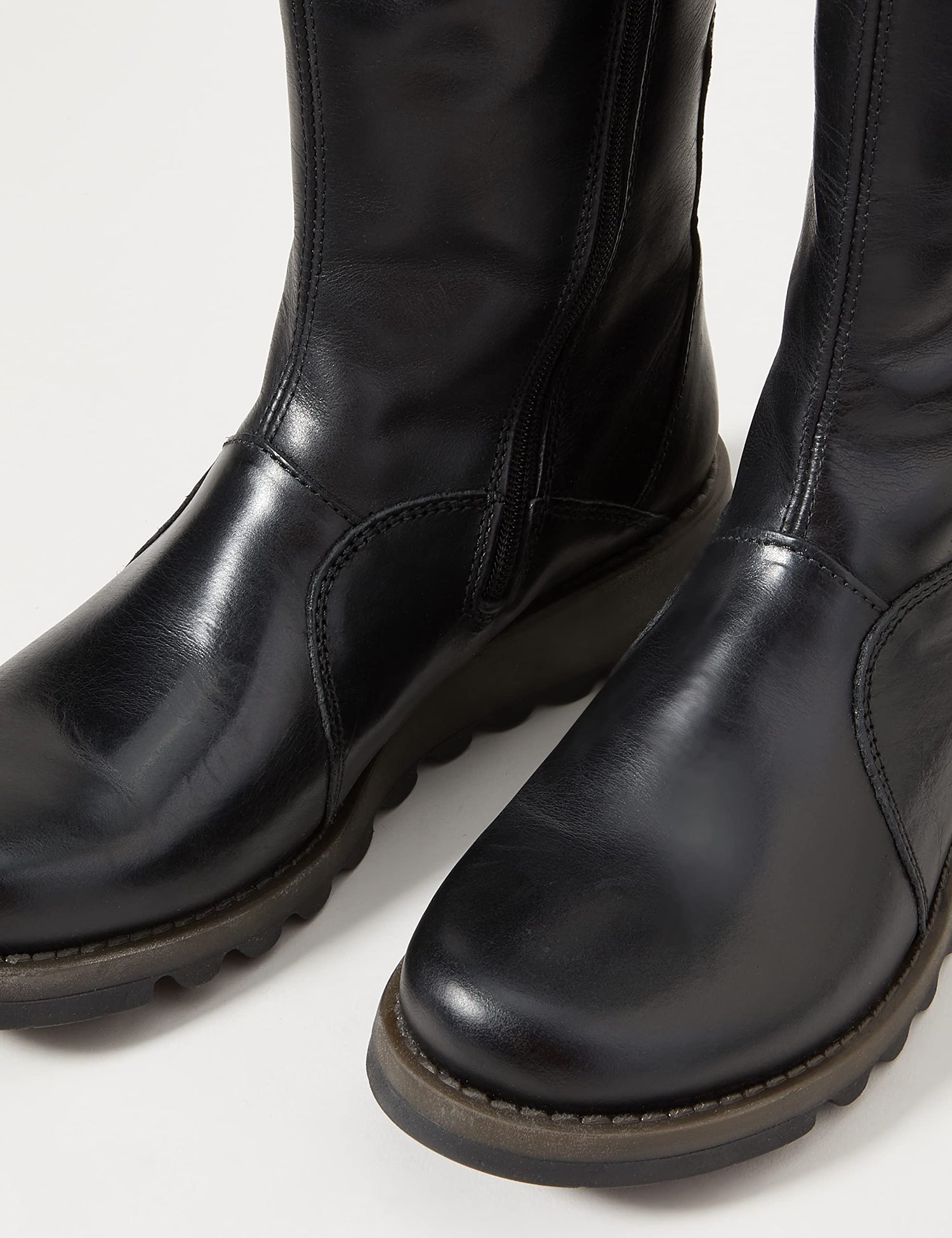 Fly London Mol 2, Botas con cremallera, Mujer, Black 005, 38 EU
