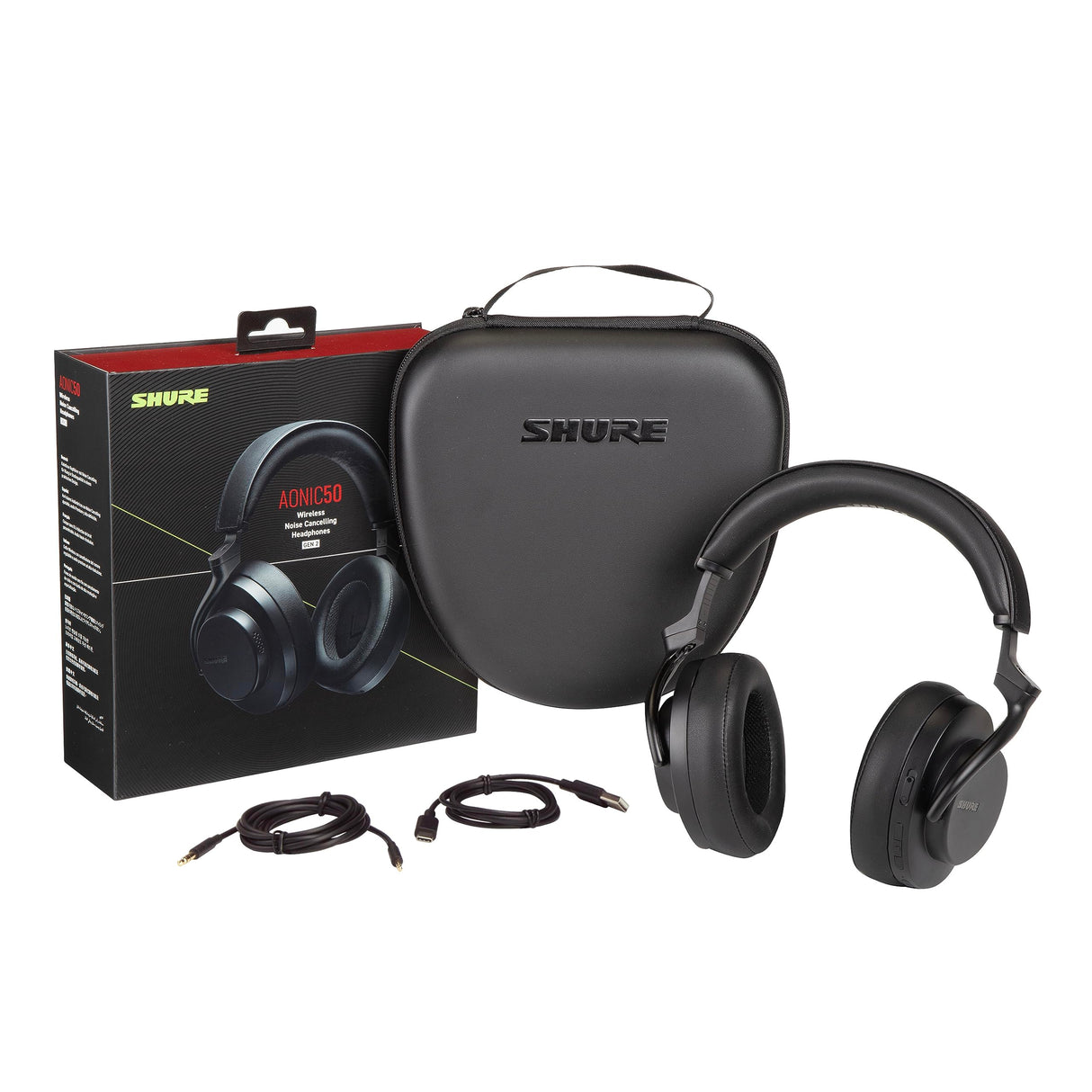 Shure AONIC 50 Gen 2 Auriculares inalámbricos con cancelación de Ruido