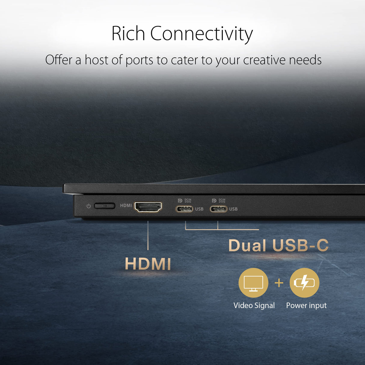 ASUS ProArt Display PA147CDV - Monitor de 14" para creativos (32:9, IPS, Full HD, 100% sRGB/Rec.709, Calman, USB-C, 10 puntos táctiles, MPP2.0, ASUS Dial, Panel de control, compatible con Adobe)