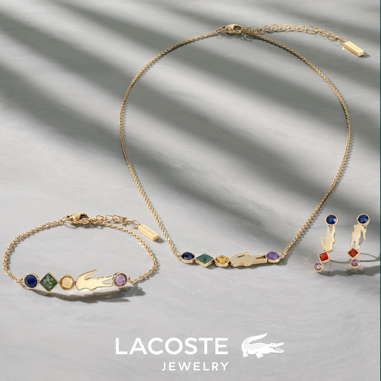 Lacoste Pulsera de Cadena para Mujer Colección DEVA en Oro Amarillo - 2040361