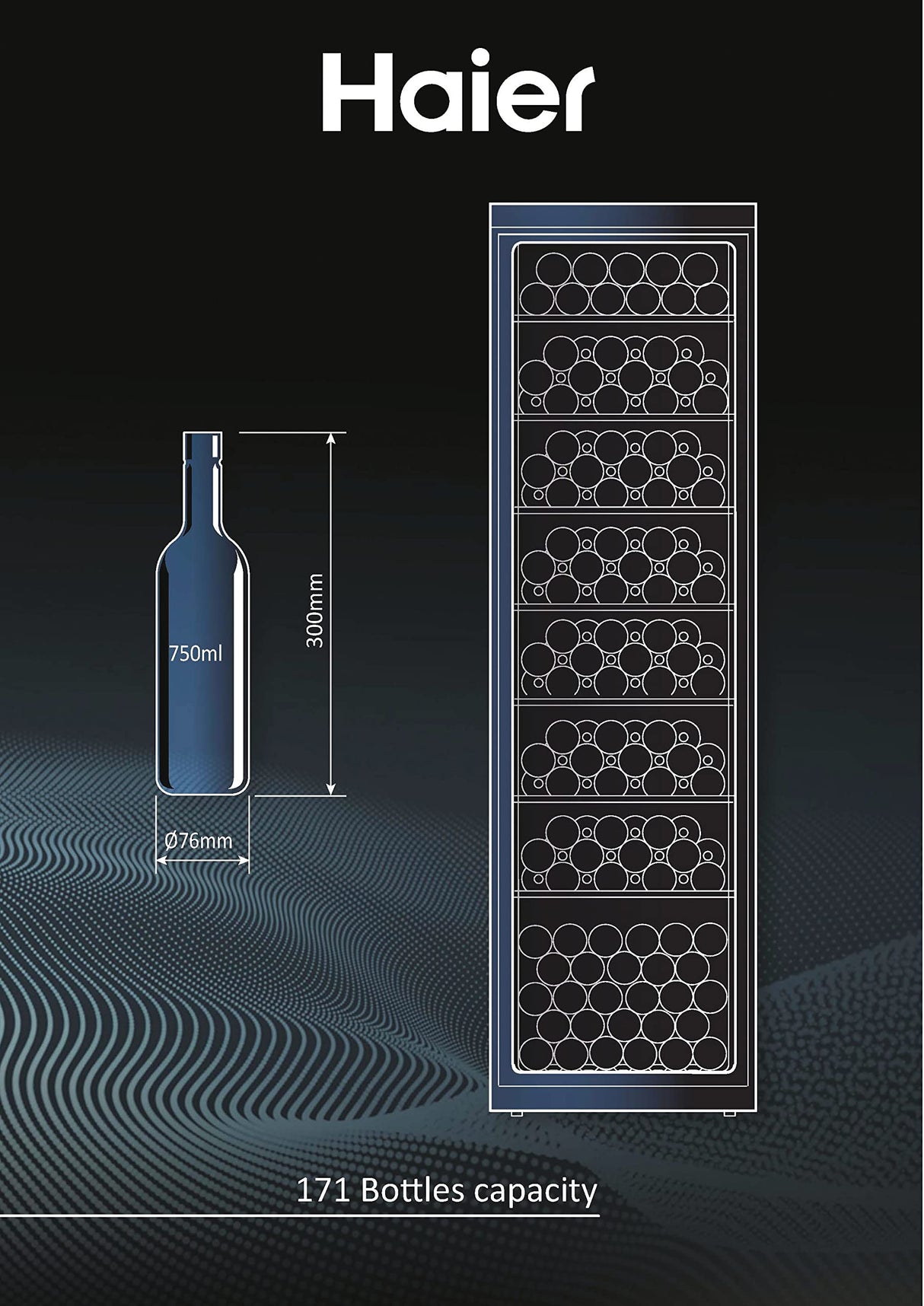 HAIER Bodega de servicio WS 171 GA