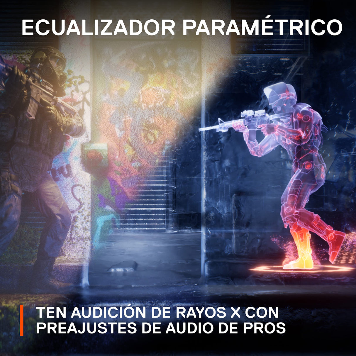 SteelSeries GameDAC Gen 2 Amplificador de Audio de Alta resolución - ESS Sabre Quad-DAC - Cancelación de Ruido por IA - Audio Espacial 360° - Certificado de Alta resolución - PC, PS5, PS4