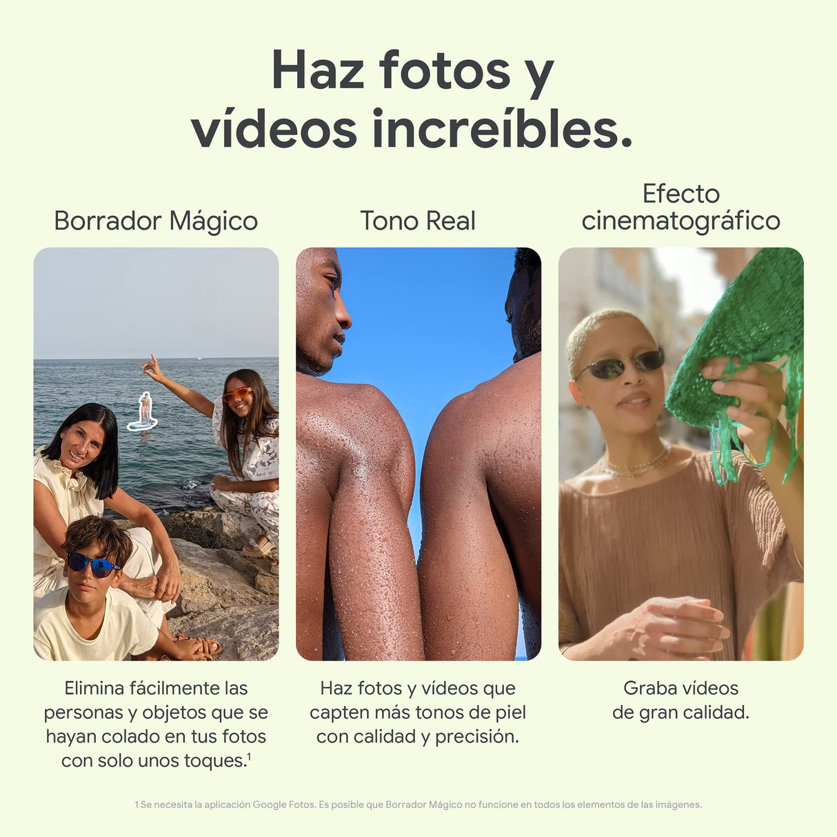 Google Pixel 7: smartphone 5G Android liberado con objetivo gran angular y batería de 24 horas de duración, 128GB, de color nieve