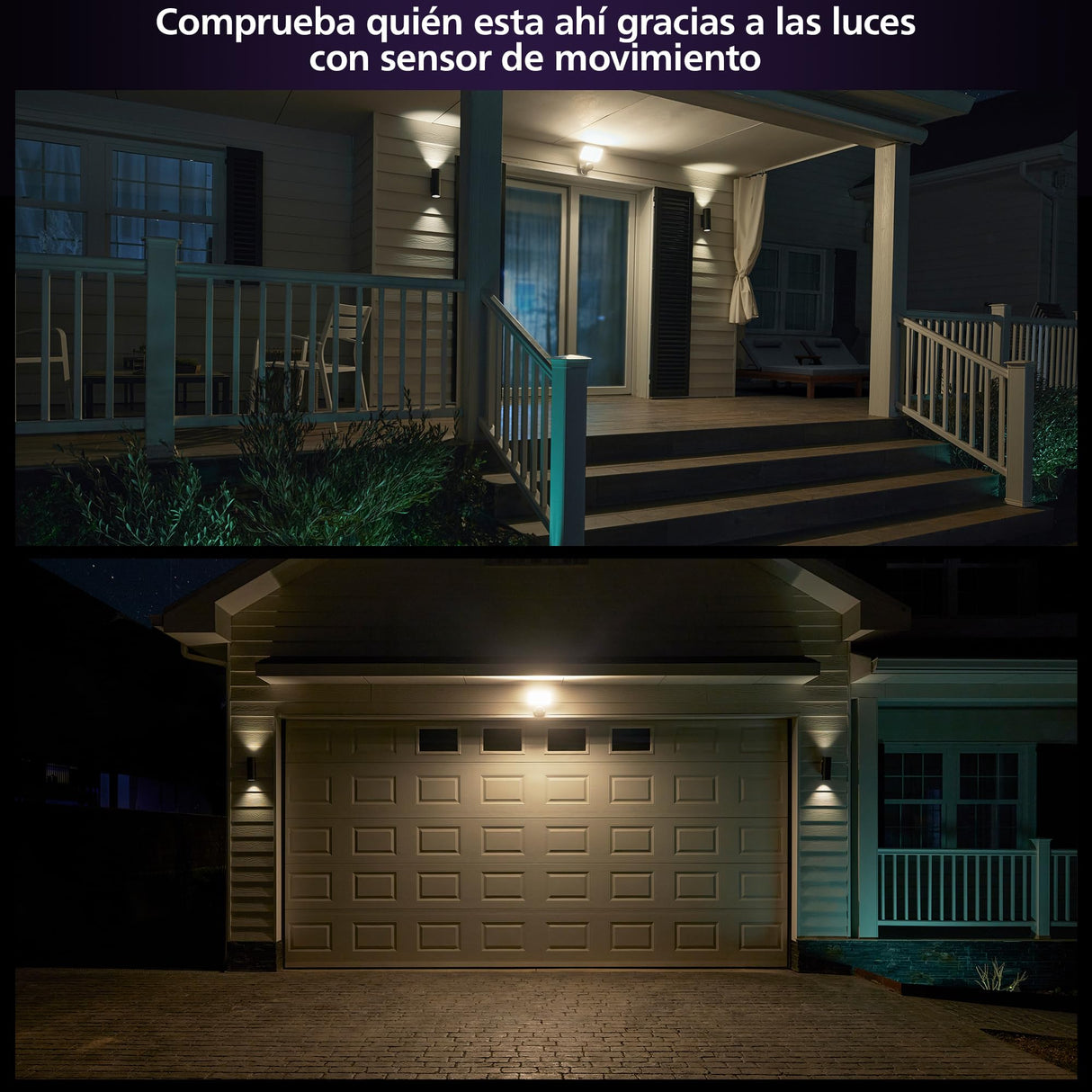 Philips Hue Secure - Cámara de Vídeo Vigilancia con Foco LED, resolución 1080p, Ideal para Exterior, fácil instalación, Audio bidireccional, Funciona con App