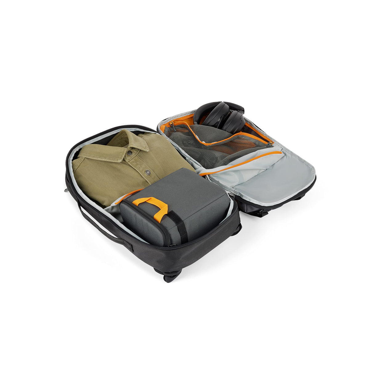 Lowepro Trekker Lite BP 150, Mochila para Cámara, con Inserto Extraíble, con Sistema de Correas para Accesorios, Negro, para Cámara Sin Espejo, Compatible con Sony Alpha 6000, Gris
