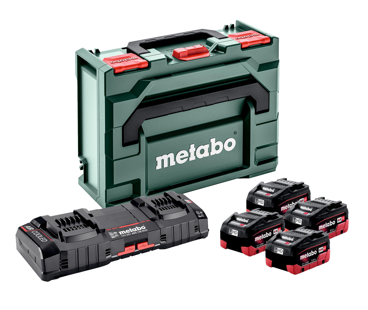 Basis Set 4 x LiHD 5,5Ah marca Metabo