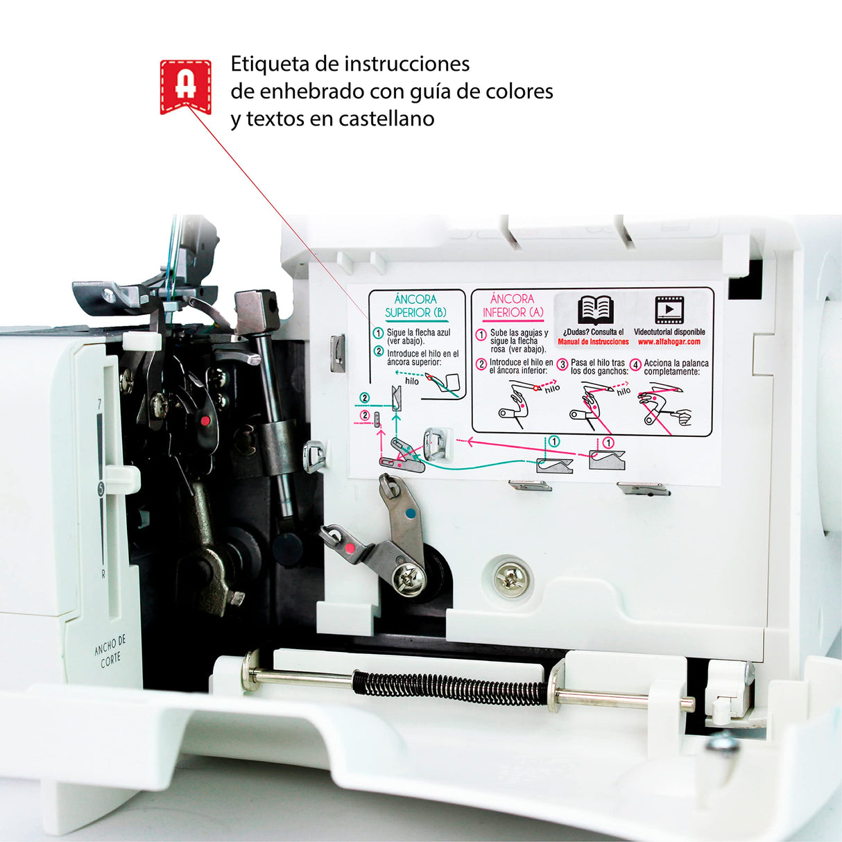 ALFA Profesional 8707+, Plástico, Blanco, 39 X 32 X 35 Cm.