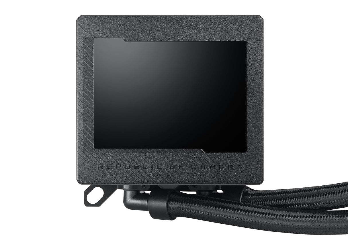 Asus ROG Ryujin III 240 - Kit de Refrigeración Líquida CPU, Pantalla LCD de 3.5", Bomba Asetek 8a Generación, Ventilador Integrado y 2 Ventiladores de Radiador Noctua 2000 PWM de 120 mm