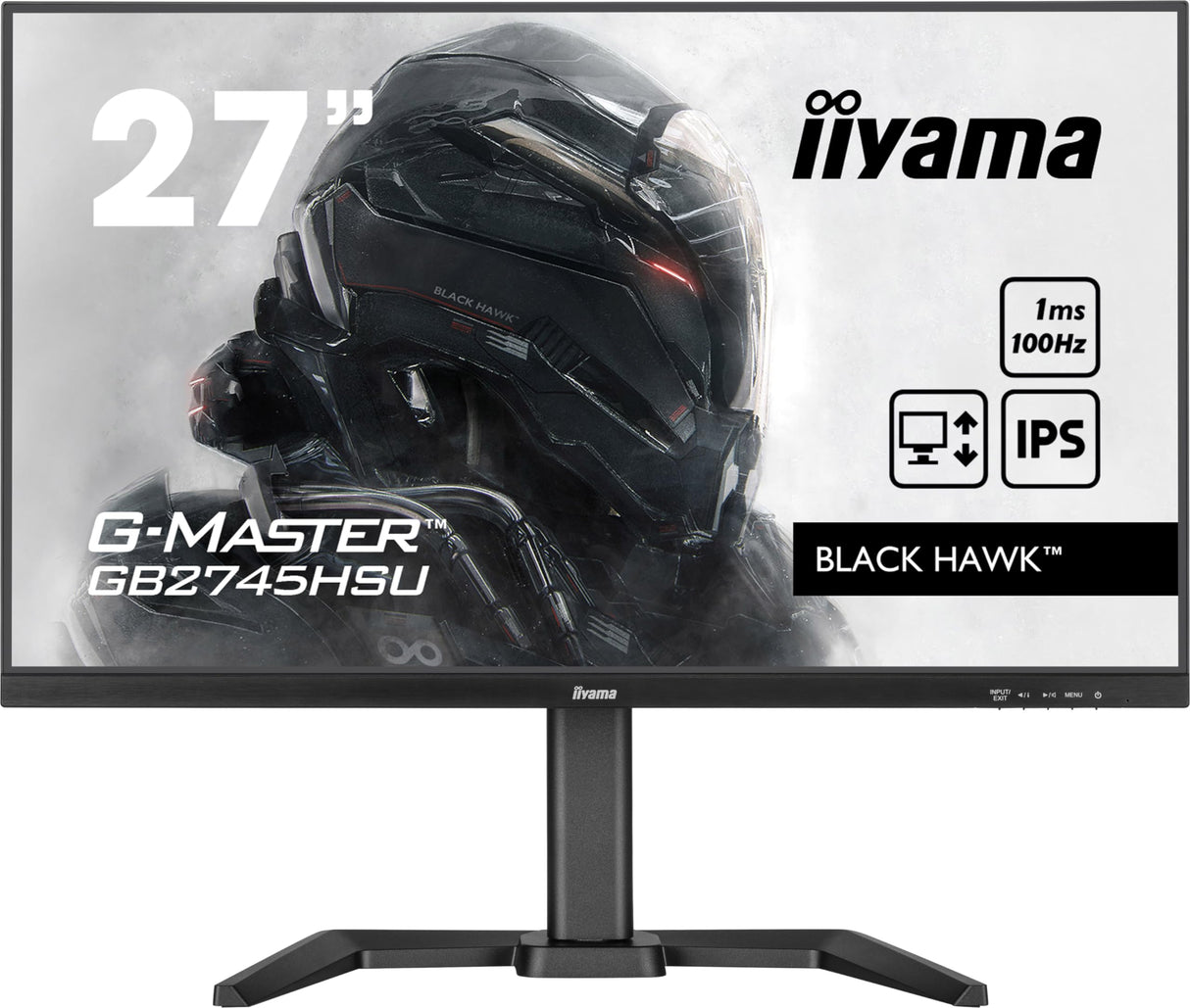iiyama Monitor GB2745HSU-B2-27, IPS, 1920x1080/100Hz, 1H1DP, HAS