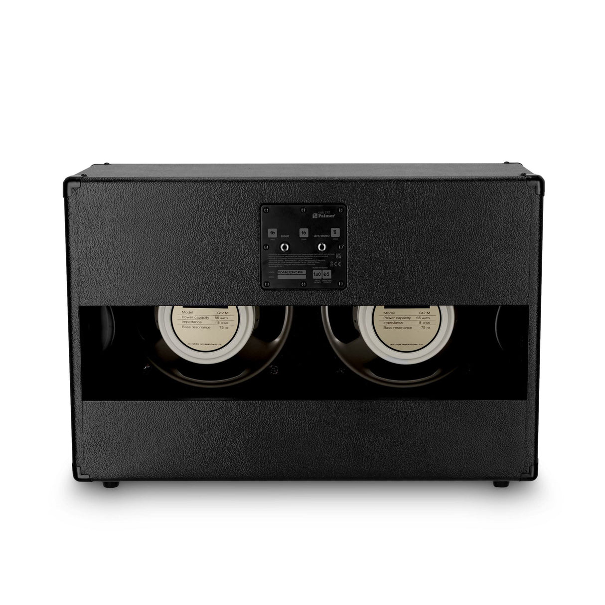 Palmer CAB 212 BX CRM - Caja de altavoces para guitarra (2 x 12 pulgadas, parte trasera abierta)