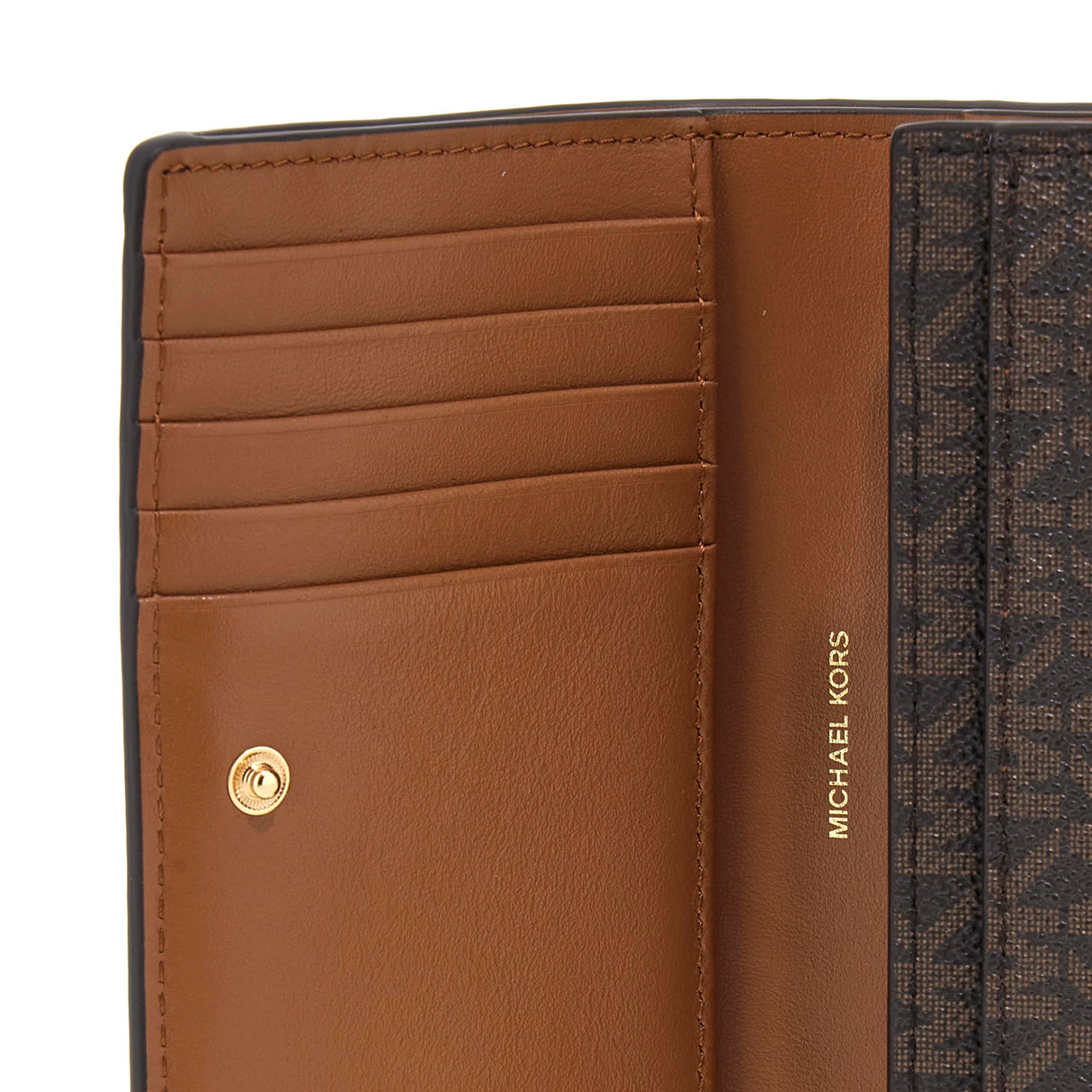 Michael Kors LG Coin Wallet Brn/Acorn One Size