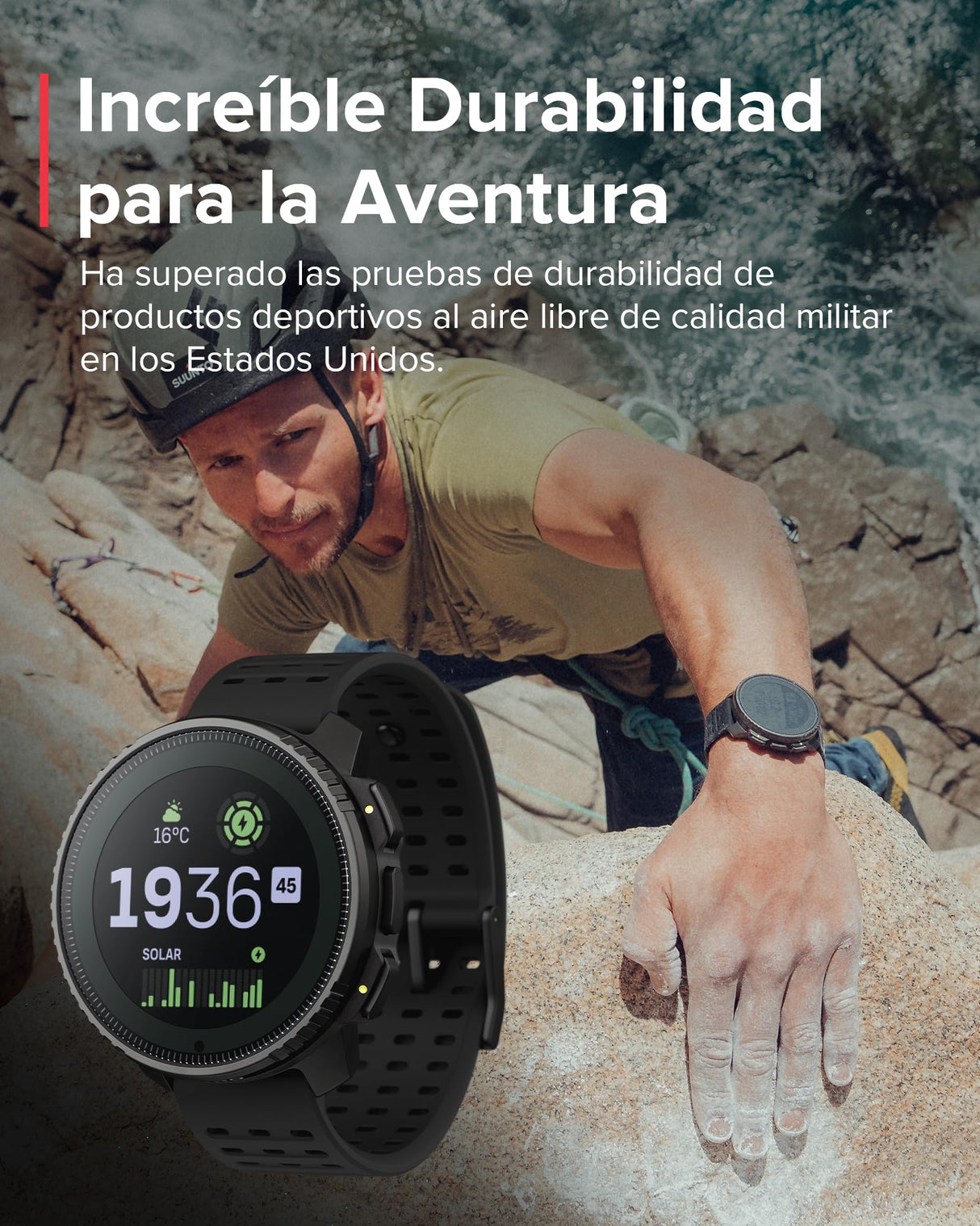 SUUNTO Vertical Reloj Deportivo - Smartwatch GPS, GPS de Doble Frecuencia, Mapas sin Conexión Gratuitos, Autonomía de hasta 50 Días, Carcasa Resistente Militarmente, Resistente al Agua hasta 100m