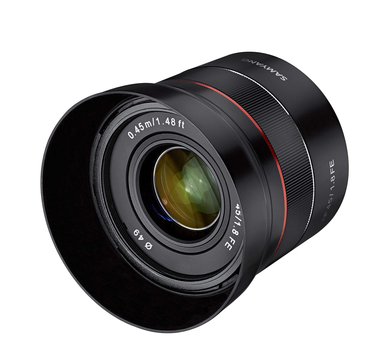 Samyang SYIO45AF-E 45mm F1.8 Lente compacta de Enfoque automático de Marco Completo para Sony E-Mount